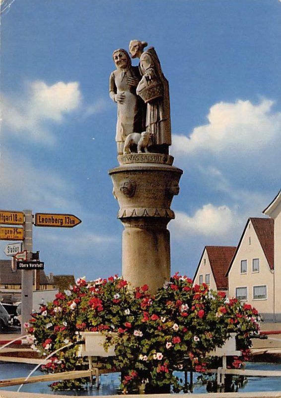 Sindelfingen Sindelfingen, Marktbrunnen Mit Schwatzweibern