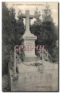 Old Postcard Lisieux Cemetery