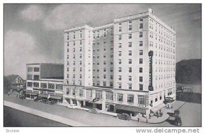 Exterior, The Daniel Boone Hotel, charleston, West Virginia, 40-60s