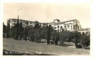 Corona California 1941 Hotel Resort Norconian RPPC real photo postcard 9460