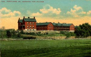 ME - Portland. Fort Williams, Barracks