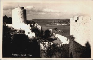 Turkey Istanbul Rumeli Hisarı Castle Constantinople RPPC C143