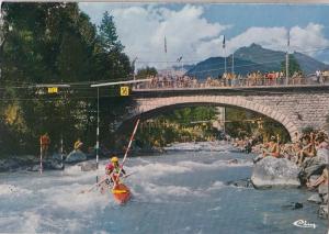 BF25215 bourg st maurice les arcs savoie sport canoe  france front/back image