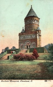 Cleveland OH-Ohio, 1908 Garfield Memorial Church Religious Vintage Postcard