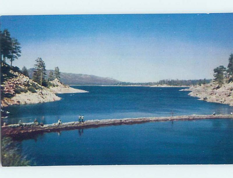 Pre-1980 LAKE SCENE Big Bear Lake California CA hp6506-13