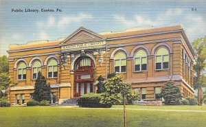 Public Library Easton, Pennsylvania PA  