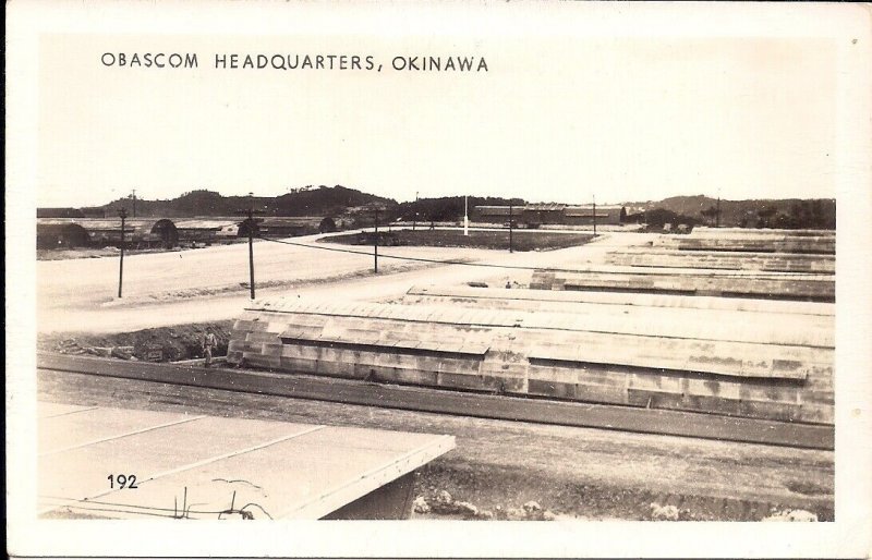 RPPC OKINAWA, Japan, US Military Base, 1950's