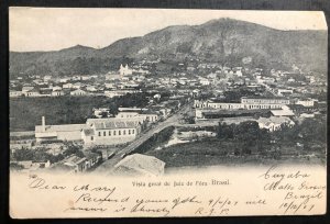 Mint Brazil Real picture Postcard RPPC Juiz De Fora General View