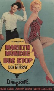 Marilyn Monroe Bus Stop Film Rare San Fransisco Postcard