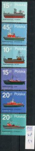 265890 POLAND 1988 year MNH stamps set ships