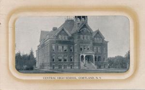 Central High School - Cortland, New York - pm 1911 - Rudolph Brothers - DB