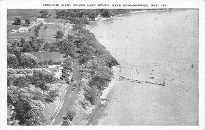 Silver Lake Beach Airplane View - Oconomowoc, Wisconsin WI  