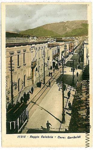 07104 VINTAGE POSTCARD - REGGIO CALABRIA - COURSE GARIBALDI-