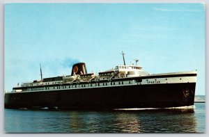 S. S. Spartan Ludington Michigan Ocean Voyage Six Sister Ships Postcard