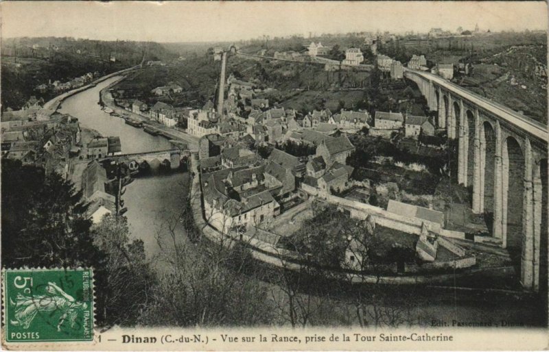 CPA DINAN Vue sur la Rance prise de la Tour Sainte-Catherine (1166215)