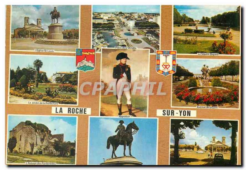 Modern Postcard La Roche sur Yon (Vendee) Napoleon 1st