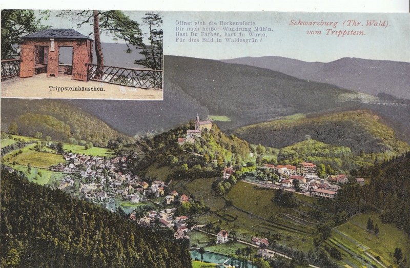 Germany Postcard - Schwarzburg - [Thr. Wald] - Vom Trippstein  A4415
