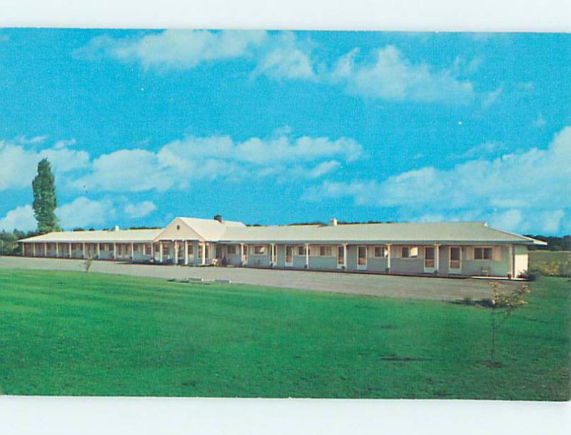 Unused Pre-1980 COLONIAL MOTEL Chesaning Michigan MI n9128