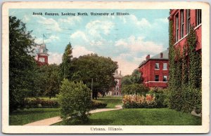 1923 South Campus Looking North University of Illinois Urbana IL Posted Postcard