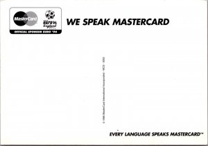 Sports Advertising Postcard - Football, Euro 1996, Mastercard Ref.RR17963