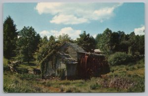 North Carolina~Old Water Wheel~Vintage Postcard 