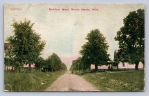 K9/ Berlin Center Ohio Postcard c1910 McAdam Road Homes 200
