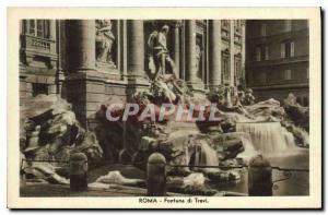 Postcard Ancient Rome Fontana Trevi