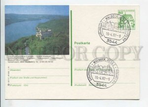 449746 GERMANY 1981 year Waldeck Special cancellation POSTAL stationery postcard
