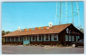 HYANNIS & SOUTH YARMOUTH, MA ~ Cape Cod PANCAKE MAN Roadside Restaurant Postcard