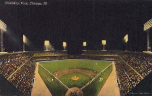 Postcard Baseball Comiskey Park Chicago IL
