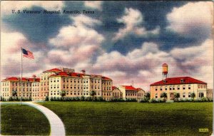 Postcard HOSPITAL SCENE Amarillo Texas TX AM2742