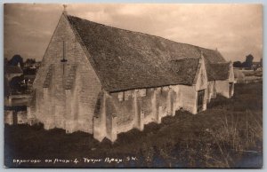 Bradford On Avon England c1910 RPPC Real Photo Postcard Tythe Barn Wiltshire