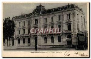 Old Postcard Mont de Marsan Military Circle