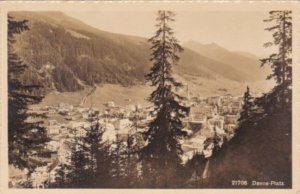 Switzerland Davos-Platz Totalansicht 1915