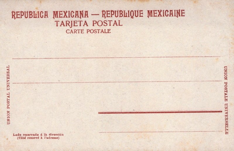 Mexico Biblioteca Nacional de Mexico City Vintage Postcard 03.70 