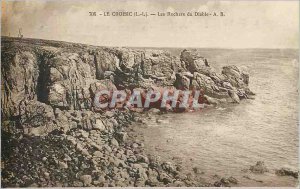 Old Post Card Croisic (L I) Rocks of the Devil