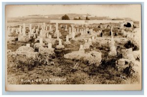 c1920's Ruins Of Carthage Tunisia RPPC Photo Unposted Vintage Postcard 