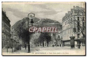 Isere - Grenoble - Cours Saint Andre and Forts - Old Postcard