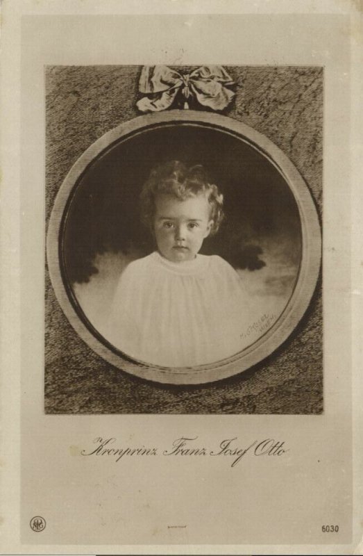 austria, Archduke Franz-Josef Otto (1910s) RPPC Postcard