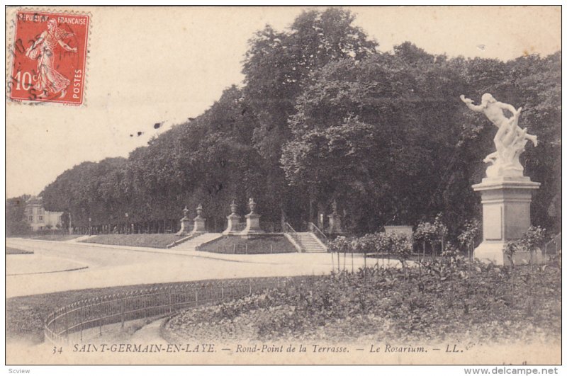 Rond-Point De La Terrasse, Le Rosarium, Saint Germain En Laye (Yvelines), Fra...