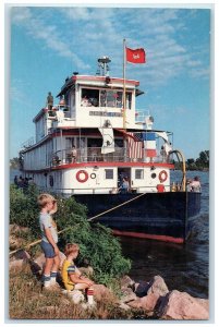 c1960's The Riverboat Sergeant Floyd Scene Sioux City Iowa IA Unposted Postcard