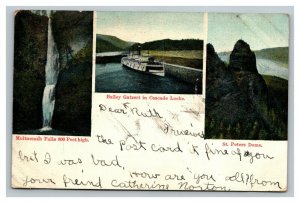 Vintage Early 1900's Postcard Bailey Gatzert and other Washington Sites POSTED