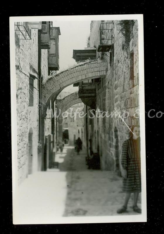 Nice RPPC The Way Of The Cross Jerusalem Jordan (Israel)   B2811