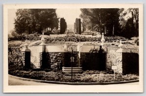 California Bel-Air At Water Kent Capo Di Monte CA c1940 RPPC Photo Postcard C40