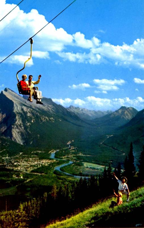 Canada - Alberta, Banff. Mt Norquay  (Aerial Lift)