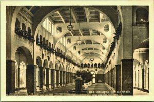 RPPC Bad Kissingen Foyer Germany Real Photo Postcard