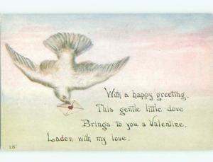 Divided-Back VALENTINE DAY SCENE Great Postcard W7792