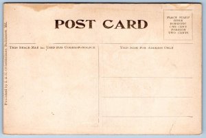 1914 MILLION DOLLAR DISPLAY STAR SPANGLED BANNER CENTENNIAL BALTIMORE POSTCARD