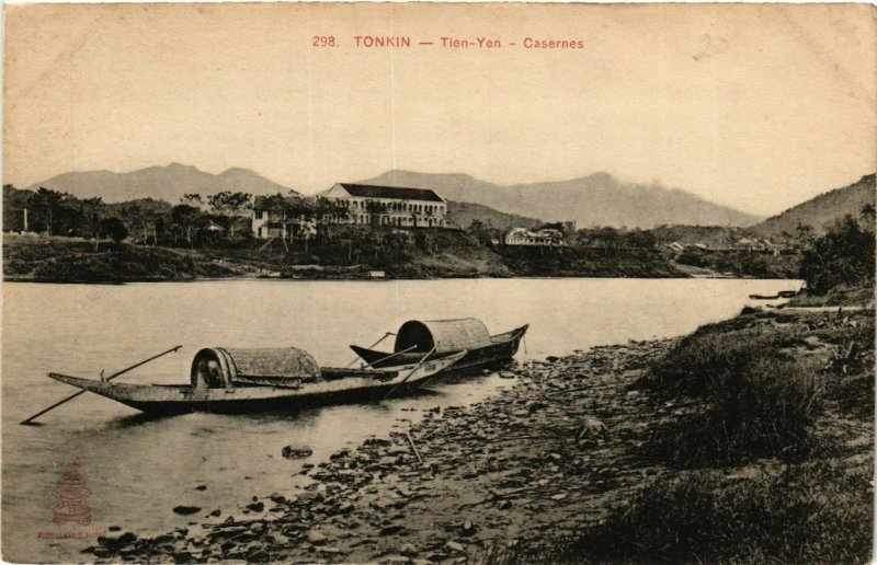 CPA AK INDOCHINA Tonkin Tien-Yen, Casernes VIETNAM (956666)