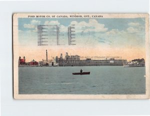 Postcard Ford Motor Co. Of Canada Windsor Canada